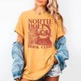 North Pole Book Club Christmas Women's Comfort Colors T-Shirt Mustard North Pole Book Club Christmas Women's Comfort Colors T-Shirt Mustard