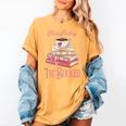 Not Today I'm Booked Book Lover Book Stack Coquette Bow Women's Comfort Colors T-Shirt Mustard Not Today I'm Booked Book Lover Book Stack Coquette Bow Women's Comfort Colors T-Shirt Mustard