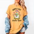 Oops I Got Another Book Cute Goose Librarian Reading Teacher Women's Comfort Colors T-Shirt Mustard Oops I Got Another Book Cute Goose Librarian Reading Teacher Women's Comfort Colors T-Shirt Mustard