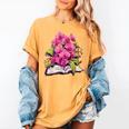 Orchids Flowers Book Floral Women's Comfort Colors T-Shirt Mustard Orchids Flowers Book Floral Women's Comfort Colors T-Shirt Mustard