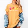 Peace Love Books Reader Librarian Library Book Women's Comfort Colors T-Shirt Mustard