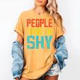 People Think I'm Shy I Introvert Women's Comfort Colors T-Shirt Mustard People Think I'm Shy I Introvert Women's Comfort Colors T-Shirt Mustard