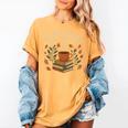 Plants Books And Coffee Nature Leaves Reading Book Lover Premium Tri-Blend Women's Comfort Colors T-Shirt Mustard Plants Books And Coffee Nature Leaves Reading Book Lover Premium Tri-Blend Women's Comfort Colors T-Shirt Mustard