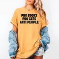 PRO Books PRO Cats Anti People Women's Comfort Colors T-Shirt Mustard PRO Books PRO Cats Anti People Women's Comfort Colors T-Shirt Mustard
