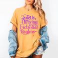 Quietly Thriving In Fictional Realms Book Lovers Women's Comfort Colors T-Shirt Mustard