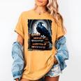 Raven On A Stack Of Books Wisdom Of Odin Women's Comfort Colors T-Shirt Mustard Raven On A Stack Of Books Wisdom Of Odin Women's Comfort Colors T-Shirt Mustard