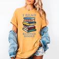 I Read Banned Books Bookworm Women's Comfort Colors T-Shirt Mustard