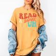 Read A Book Bruh Read Reading Librarian Boys Teen Kids Women's Comfort Colors T-Shirt Mustard