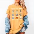 Read Book Characters I Can Do Hard Things Back To School Women's Comfort Colors T-Shirt Mustard