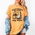 Read Books Be Kind Stay Weird Bookish Silly Goose Reading Women's Comfort Colors T-Shirt Mustard Read Books Be Kind Stay Weird Bookish Silly Goose Reading Women's Comfort Colors T-Shirt Mustard