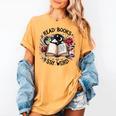 Read Books Be Kind Stay Weird Dragon Book Lover Women's Comfort Colors T-Shirt Mustard Read Books Be Kind Stay Weird Dragon Book Lover Women's Comfort Colors T-Shirt Mustard