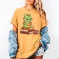 Read Books Be Kind Stay Weird Reading Bookworm Reader Women's Comfort Colors T-Shirt Mustard