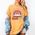 Read Your Heart Out Book Lovers Emotional Fall Vibes Women's Comfort Colors T-Shirt Mustard