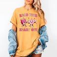 Read Your Heart Out Teacher Valentine Book Women's Comfort Colors T-Shirt Mustard