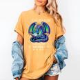 I Read Because Roasting People Is Frowned Upon Dragons Books Women's Comfort Colors T-Shirt Mustard