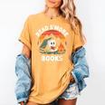 Read S'More Books Cute Campfire Reading Book Lovers Women's Comfort Colors T-Shirt Mustard