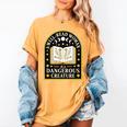 A Well Read Woman Is A Dangerous Creature For Book Lovers Women's Comfort Colors T-Shirt Mustard