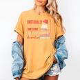 Reader Bookworm Fictional Character Reading Introvert Women's Comfort Colors T-Shirt Mustard