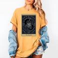 The Reader Tarot Card Mystic Dragon Book Magic Women's Comfort Colors T-Shirt Mustard The Reader Tarot Card Mystic Dragon Book Magic Women's Comfort Colors T-Shirt Mustard