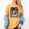 The Reader Tarot Card Shirt Bird Book Lover Bookworm Women's Comfort Colors T-Shirt Mustard The Reader Tarot Card Shirt Bird Book Lover Bookworm Women's Comfort Colors T-Shirt Mustard