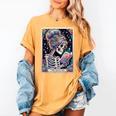 The Reader Tarot Card Women Book Lover Librarian Read Women's Comfort Colors T-Shirt Mustard
