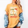 Reading 67 Meme English Teacher Christmas Book Lover Women's Comfort Colors T-Shirt Mustard