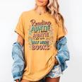 Reading Auntie Book Lover For Bookworm Aunt Women's Comfort Colors T-Shirt Mustard