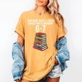 Reading Book Teacher 67 Six Seven Meme Women's Comfort Colors T-Shirt Mustard Reading Book Teacher 67 Six Seven Meme Women's Comfort Colors T-Shirt Mustard