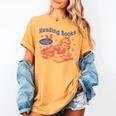 Reading Books I Can't Emotionally Handle Book Lover Women's Comfort Colors T-Shirt Mustard Reading Books I Can't Emotionally Handle Book Lover Women's Comfort Colors T-Shirt Mustard