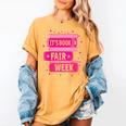 Reading Books Its Book Fair Week Women's Comfort Colors T-Shirt Mustard