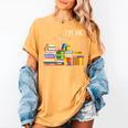 Reading Books Librarian Reader Nerd I'm Ok Teacher Women's Comfort Colors T-Shirt Mustard Reading Books Librarian Reader Nerd I'm Ok Teacher Women's Comfort Colors T-Shirt Mustard