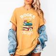 Reading Books Are My Therapy Women's Comfort Colors T-Shirt Mustard Reading Books Are My Therapy Women's Comfort Colors T-Shirt Mustard