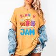 Reading Is My Jam I Love To Read Books Boy Girl Women's Comfort Colors T-Shirt Mustard