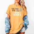 Reading Lover Wild About Books Reading Books And Bookworm Women's Comfort Colors T-Shirt Mustard