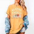 Reading Is Magical Book Lover Bookworm Librarian Library Day Women's Comfort Colors T-Shirt Mustard Reading Is Magical Book Lover Bookworm Librarian Library Day Women's Comfort Colors T-Shirt Mustard