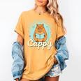 Reading Makes Me Cappy Bookworm Capybara Book Reading Women's Comfort Colors T-Shirt Mustard Reading Makes Me Cappy Bookworm Capybara Book Reading Women's Comfort Colors T-Shirt Mustard