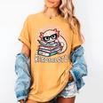 Readsalotl Axolotl Reading Books Glasses Bookworm Pun Fun Women's Comfort Colors T-Shirt Mustard Readsalotl Axolotl Reading Books Glasses Bookworm Pun Fun Women's Comfort Colors T-Shirt Mustard