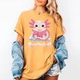 Readsalotl Axolotl Reading Cute Book Lover Bookworm Women's Comfort Colors T-Shirt Mustard Readsalotl Axolotl Reading Cute Book Lover Bookworm Women's Comfort Colors T-Shirt Mustard