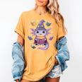 ReadsALOTL Cute Axolotl Book Lover Women's Comfort Colors T-Shirt Mustard ReadsALOTL Cute Axolotl Book Lover Women's Comfort Colors T-Shirt Mustard