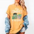 Real Zombies Read Books Zombie Women's Comfort Colors T-Shirt Mustard Real Zombies Read Books Zombie Women's Comfort Colors T-Shirt Mustard