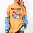 Retro Book Girl Summer For Women Beach Reading Women's Comfort Colors T-Shirt Mustard Retro Book Girl Summer For Women Beach Reading Women's Comfort Colors T-Shirt Mustard