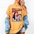 Retro Vampire Book Cover Style Stay Hydrated Halloween Women's Comfort Colors T-Shirt Mustard