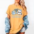 Rock Paper Scissors Nothing Beats Reading Book Lover Women's Comfort Colors T-Shirt Mustard