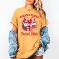 Romance Book Reading Bookish Romance Reader Social Club Women's Comfort Colors T-Shirt Mustard Romance Book Reading Bookish Romance Reader Social Club Women's Comfort Colors T-Shirt Mustard