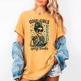 Romance Reader Good Girls Read Spicy Books Halloween Costume Women's Comfort Colors T-Shirt Mustard Romance Reader Good Girls Read Spicy Books Halloween Costume Women's Comfort Colors T-Shirt Mustard