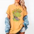 Rugrats Reptar Distressed Comic Book Style Cartoon Women's Comfort Colors T-Shirt Mustard