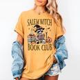 Salem Witch Book Club Raccoon Reading Women's Comfort Colors T-Shirt Mustard Salem Witch Book Club Raccoon Reading Women's Comfort Colors T-Shirt Mustard