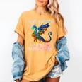 Save A Dragon Ride A Wingleader Books Dragon Lover Cute Women's Comfort Colors T-Shirt Mustard