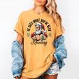He Sees What You'Ve Been Reading Santa Xmas Book Lover Women's Comfort Colors T-Shirt Mustard
