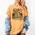 Sleepy Hollow Dead And Breakfast Please Book Ahead Women's Comfort Colors T-Shirt Mustard